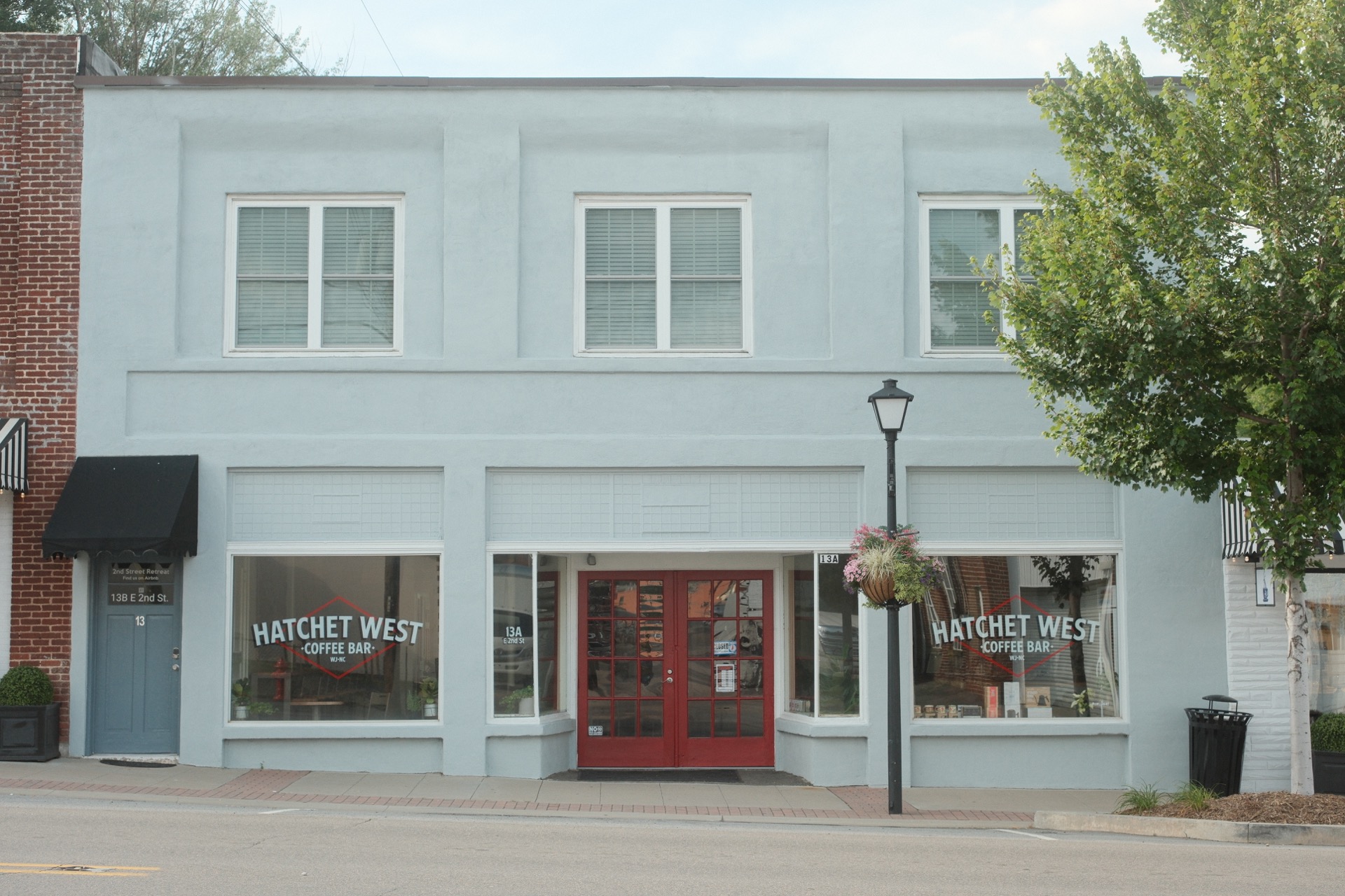 Hatchet West coffee bar in downtown West Jefferson